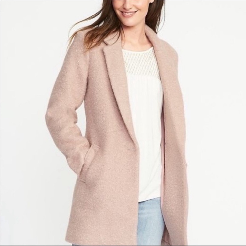 Old Navy Pink Teddy Coat
